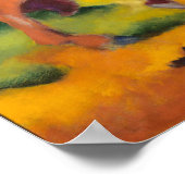 Franz Marc Grazing Horses Poster (Hoek)