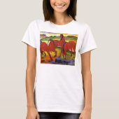 Franz Marc Grazing Horses T-shirt (Voorkant)