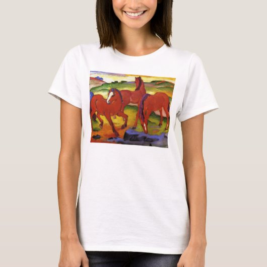 Franz Marc Grazing Horses T-shirt (Voorkant)