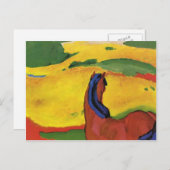 Franz Marc-Horse in een landschap Briefkaart (Voorkant / Achterkant)
