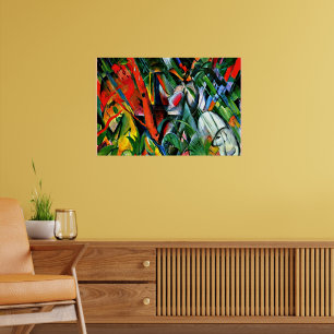 Franz Marc - In de regen - 1912 Poster