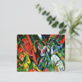 Franz Marc - In the Rain - 1912 Briefkaart (Staand voorkant)