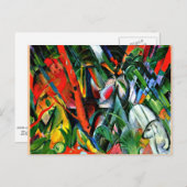 Franz Marc - In the Rain - 1912 Briefkaart (Voorkant / Achterkant)