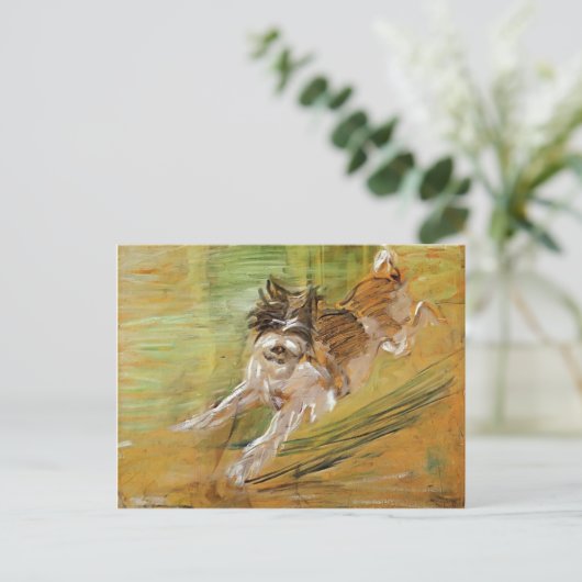 Franz Marc: Jumping Dog Schlick Briefkaart (Staand voorkant)