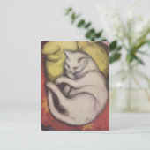Franz Marc - Kat op een geel kussen Briefkaart (Staand voorkant)