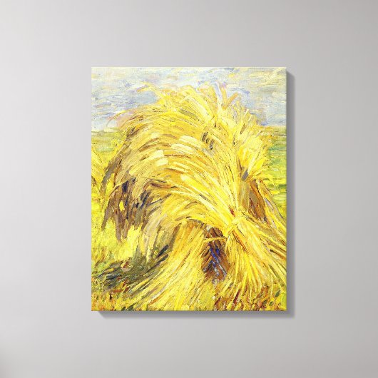 Franz Marc kunstwerk, Schoven Graan, Canvas Afdruk (Voorkant)