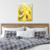 Franz Marc kunstwerk, Schoven Graan, Canvas Afdruk (Insitu (Slaapkamer))
