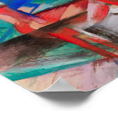 Franz Marc Landschap met beroemde schilderijen van Poster (Hoek)