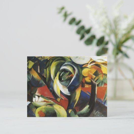 Franz Marc- Mandrill Briefkaart (Staand voorkant)