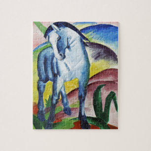 Franz Marc Modern Blauw Paard I Expressionistische Legpuzzel