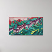 Franz Marc Monkey Frieze Canvas Afdruk (Voorkant)