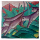 Franz Marc Monkey Frieze Tegeltje (Voorkant)
