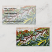 Franz Marc- Monkey Frieze Visitekaartje (Voorkant / Achterkant)