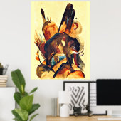Franz Marc - Olifant Poster (Thuiskantoor)