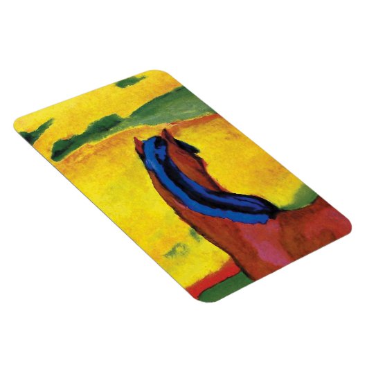 Franz Marc - paard in een landschappelijk schilder Magneet (Rechterzijde)