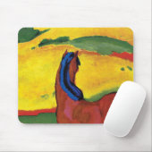 Franz Marc - paard in een landschappelijk schilder Muismat (Met muis)