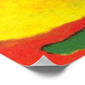 Franz Marc - paard in een landschappelijk schilder Poster (Hoek)