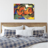 Franz Marc Red Bull Canvas Afdruk (Insitu (Slaapkamer))