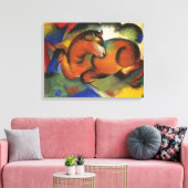Franz Marc Red Bull Canvas Afdruk (Insitu (Woonkamer))