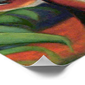 Franz Marc Red Deer Famous Painting Poster (Hoek)