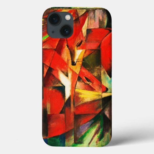 Franz Marc Red Foxes Fine Art Case-Mate iPhone Case (Achterkant)