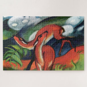 Franz Marc Rode Hert II Expressionistisch Schilder Legpuzzel