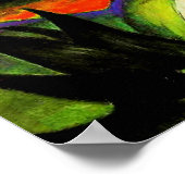 Franz Marc schilderij, The Yellow Koe Poster (Hoek)