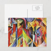 Franz Marc- Stables Briefkaart (Voorkant / Achterkant)