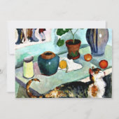 Franz Marc - Stilleven met kat Kaart (Voorkant)