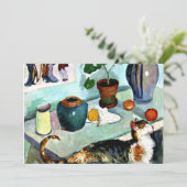 Franz Marc - Stilleven met kat Kaart (Staand voorkant)