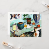 Franz Marc - Stilleven met kat Kaart (Voorkant / Achterkant in situ)