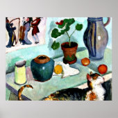 Franz Marc - Stilleven met kat Poster (Voorkant)