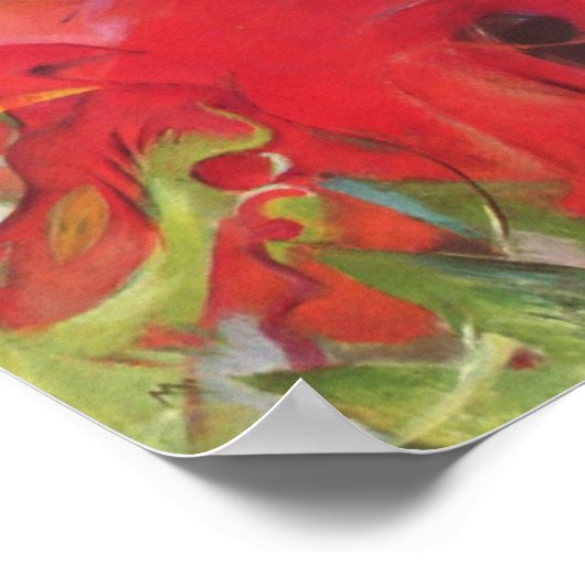 Franz Marc - Strijdformulieren Poster (Hoek)