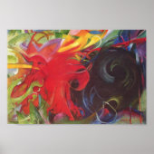 Franz Marc - Strijdformulieren Poster (Voorkant)