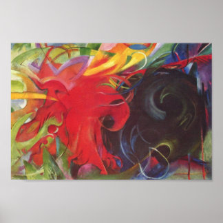 Franz Marc - Strijdformulieren Poster