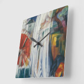 Franz Marc - The Bewitched Mill Vierkante Klok (Hoek)