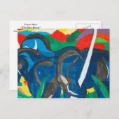Franz Marc - The Blue Horse Briefkaart (Voorkant / Achterkant)
