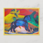 Franz Marc, The Blue Pony, Art Briefkaart (Voorkant)