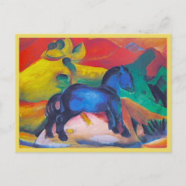 Franz Marc, The Blue Pony, Art Briefkaart