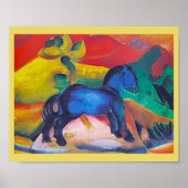 Franz Marc, The Blue Pony, Art Poster (Voorkant)