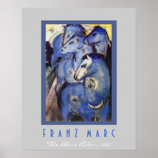 Franz Marc - The Blue Rider - Horses Poster