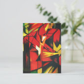 Franz Marc The Fox Briefkaart (Staand voorkant)