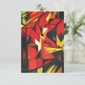 Franz Marc The Fox Kaart (Staand voorkant)