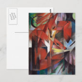 Franz Marc - The Foxes, 1913 Briefkaart (Voorkant / Achterkant)