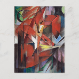 Franz Marc - The Foxes, 1913 Briefkaart