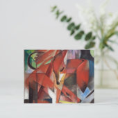 Franz Marc - The Foxes, 1913 Briefkaart (Staand voorkant)