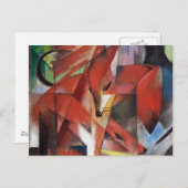 Franz Marc - The Foxes, 1913 Briefkaart (Voorkant / Achterkant)