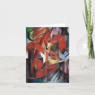 Franz Marc - The Foxes, 1913 Kaart