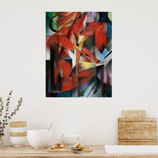 Franz Marc | The Foxes (1913) Poster (Keuken)