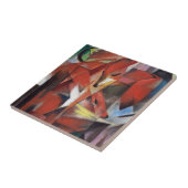 Franz Marc - The Foxes, 1913 Tegeltje (Zijkant)